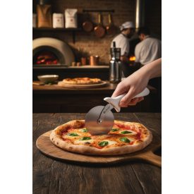 Pizzaszeletelő 10 cm kerék átmérő, 24 cm,