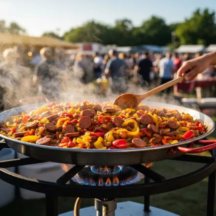 Paella vasserpenyő, 70 cm, Viva Espana, La Lyonnaise, de Buyer