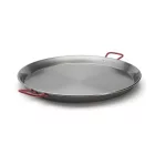 Lecsófőző vasserpenyő 70 cm – kalapált aljú, nagyméretű rendezvényszerpenyő magyaros ételekhez