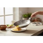 Mineral B omlettsütő vasserpenyő 24 cm rozsdamentes nyéllel