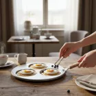 Mineral B Bois 3 fészkes blini vas palacsintasütő bükkfa nyéllel 27 cm, de Buyer