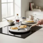 Mineral B Bois 3 fészkes blini vas palacsintasütő bükkfa nyéllel 27 cm, de Buyer