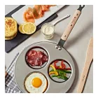 Mineral B Bois 3 fészkes blini vas palacsintasütő bükkfa nyéllel 27 cm, de Buyer