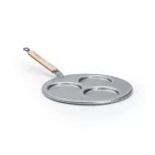 Mineral B Bois 3 fészkes blini vas palacsintasütő bükkfa nyéllel 27 cm, de Buyer