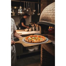 Perforált Alumínium Pizzasütő Lemez 33 cm – de Buyer