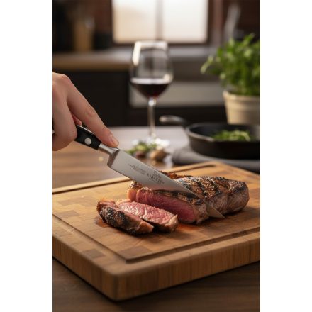 Lion Sabatier Idéal Steakkés 13 cm-es penge – POM Markolattal és Rozsdamentes Szegecsekkel