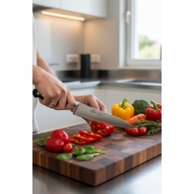   Lion Sabatier Idéal Chef kés 20 cm-es penge – POM Markolattal és Rozsdamentes Szegecsekkel