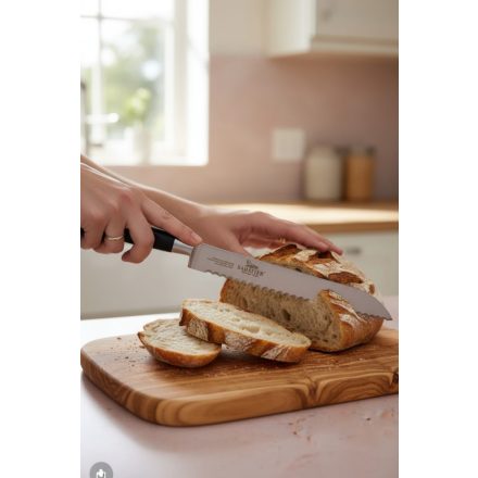 Lion Sabatier Idéal kenyérvágókés 20 cm-es penge – POM Markolattal és Rozsdamentes Szegecsekkel