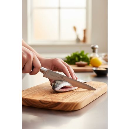 Lion Sabatier Idéal Sole filézőkés 15 cm-es penge – POM Markolattal és Rozsdamentes Szegecsekkel