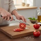 Lion Sabatier Idéal Paradicsomkés 12 cm-es recés penge – POM Markolattal és Rozsdamentes Szegecsekkel