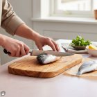 Lion Sabatier Idéal Sole filézőkés 20 cm-es penge – POM Markolattal és Rozsdamentes Szegecsekkel