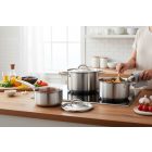 Gyorsforraló- lábas készlet, 6 darabos, Alchimy, de Buyer, rozsdamentes