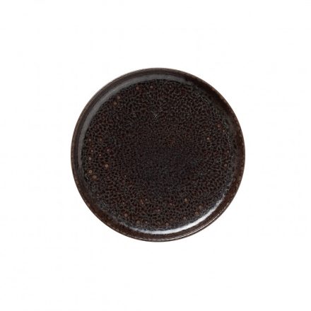 ONE METALLIC BROWN 17 cm kőporcelán kistányér