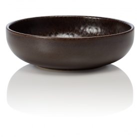   ONE METALLIC BROWN 16 cm-es 400 ml-es kőporcelán kis tálka