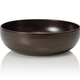   ONE METALLIC BROWN 26 cm-es 2 literes kőporcelán mély tál