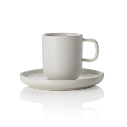 ONE LIGHT ROCK 90 ml-es kőporcelán Espresso csésze és alj