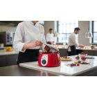 Csokoládé temperáló, mini analóg, piros, 1,8 l, 26x26x16 cm