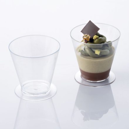 Cup 150 ml elegáns desszert pohár tiramisuhoz és mousse-hoz