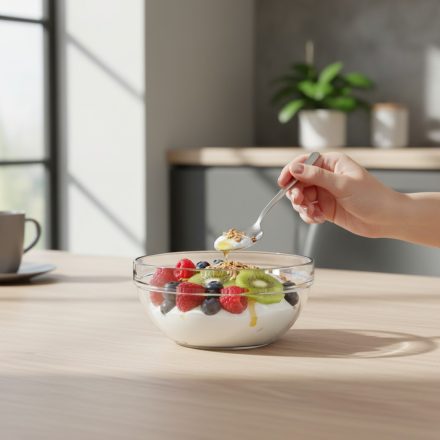 Empilable üveg salátástál, 12 cm, 350 ml, sorolható