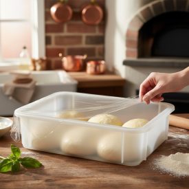   Pizza Kelesztő Doboz - Pizzatészta Kelesztőláda 30x40x10 cm