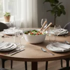 Everyday salátás és tálaló tál 24 cm 2,3 liter temperált üveg