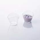 Wave 50 ml hullámos formájú desszertes tálka cateringhez