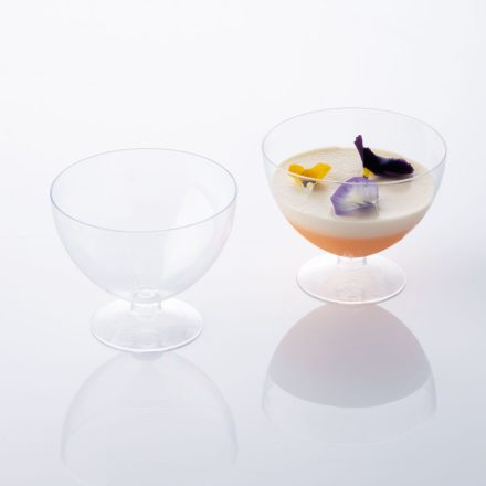 Bubble 215 ml elegáns desszert pohár gyümölcsös krémekhez