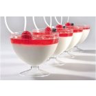 Bubble 215 ml átlátszó desszert pohár tiramisuhoz