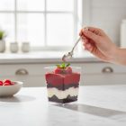 Square 120 ml-es Pohárkrém-desszert tégely, 100 db-os csomag