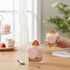 Square 175 ml-es Pohárkrém-desszert tégely, 100 db-os csomag