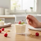 Square 175 ml-es Pohárkrém-desszert tégely, 100 db-os csomag