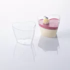 Heart szív alakú desszert tégely, 100 ml – panna cotta, somlói galuska, tiramisu tálalására