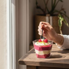   Penta 120 ml-es Pohárkrém-desszert tégely a Martellato-tól 100 db-os csomag