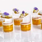 Classic 170 ml-es tégely narancs és túró desszertek tálalásához