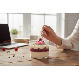   Bucket 210 ml-es Pohárkrém-desszert tégely, 100 db-os csomag