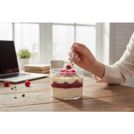 Bucket 210 ml-es Pohárkrém-desszert tégely, 100 db-os csomag