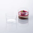 Bucket átlátszó desszertes tégely 210 ml, tiramisuhoz, panna cottához