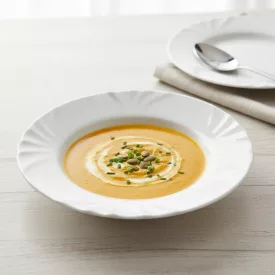 Cadix mélytányér 23,5 cm, opál üveg