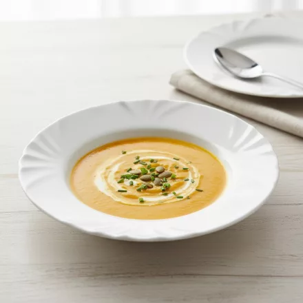 Cadix mélytányér 23,5 cm, opál üveg