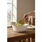Cadix salátás és tálaló tál 24 cm 2 liter, opál üveg