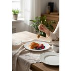 Cadix lapostányér 19,5 cm, opál üveg, 6 db-os csomag