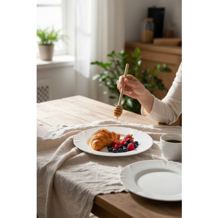 Cadix lapostányér 19,5 cm, opál üveg, 6 db-os csomag