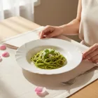 Cadix mélytányér 21,5 cm, opál üveg