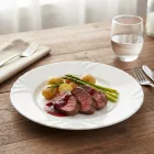 Cadix lapostányér 27,5 cm, opál üveg, 6 db-os csomag - Francia minőség