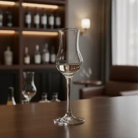Grappa / pálinkás kóstolópohár 95 ml, vékony peremmel, elegáns üvegből