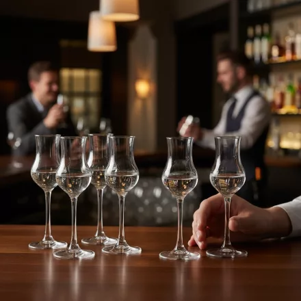 Grappa pálinkás pohár, 95 ml, üveg - Pasabahce minőség