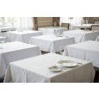Fehér damaszt asztalterítő 140*100 cm-es
