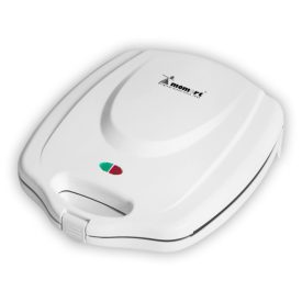 Szendvicssütő 4 szeletes, 1400 W, tapadásmentes sütőlap, biztonsági zár