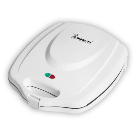 Szendvicssütő 4 szeletes, 1400 W, tapadásmentes sütőlap, biztonsági zár