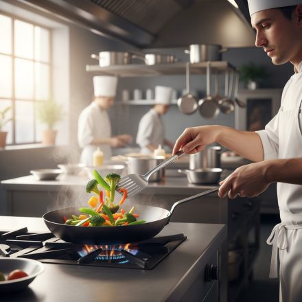 La Lyonnaise 40 cm-es kékvas serpenyő – de Buyer óriás acélserpenyő profi konyhák számára